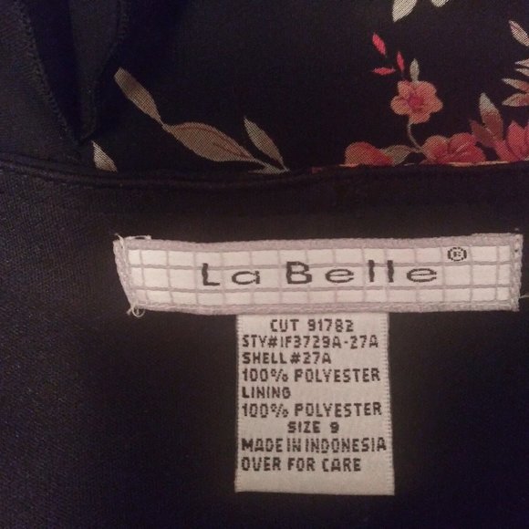 Floral T-Strap Cocktail Dress with Ruffles, Lined Dress, Date Night Dress - Picture 9 of 12